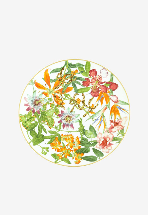 Hermès Passifolia Tart Platter Multicolor