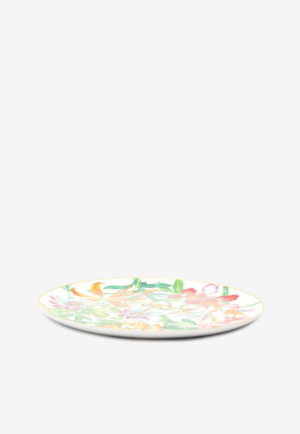 Hermès Passifolia Tart Platter Multicolor