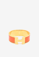 Hermès Clic Clac H Bracelet Orange Fruité