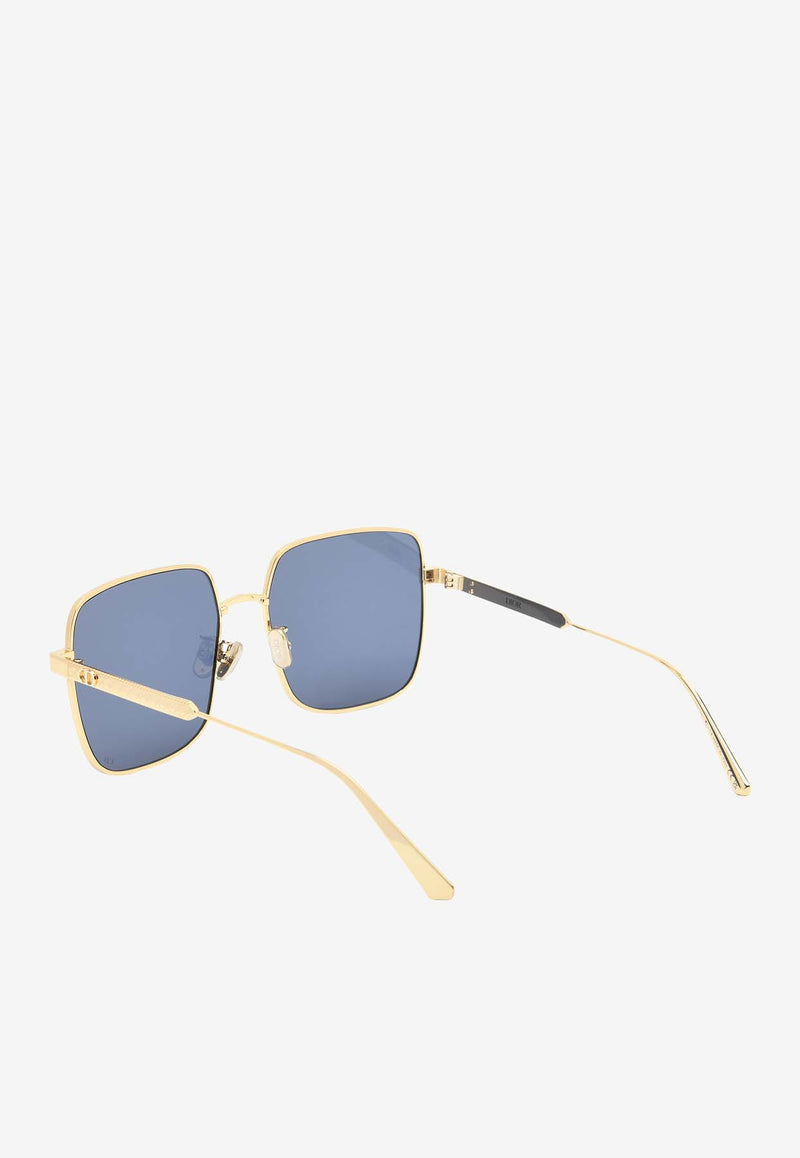 Dior DiorCannage Square Sunglasses Blue CD40172U5910VBLACK