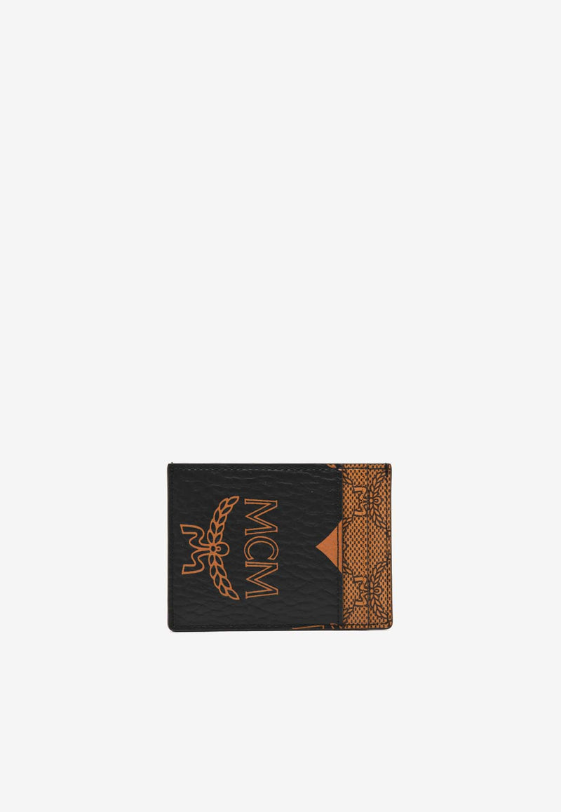 MCM Monogram Mix Himmel Cardholder Brown MXAEATA02BROWN MULTI