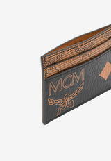 MCM Monogram Mix Himmel Cardholder Brown MXAEATA02BROWN MULTI