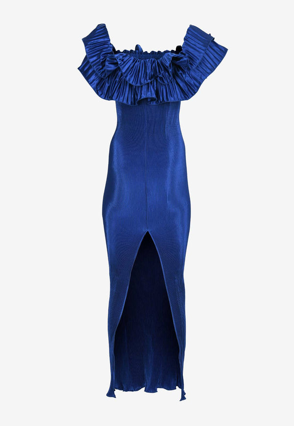 L
IDEE Off-Shoulder Debut Gown Azure DEBG0023DABLUE