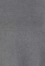 The Frankie Shop Agathe Strapless Knitted Top Gray BUSAGATHE01010GREY