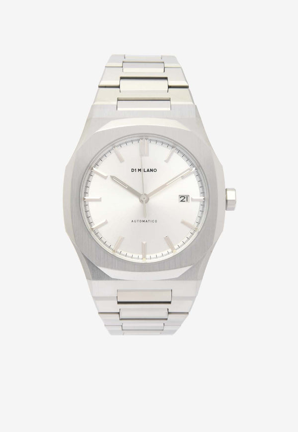 D1 Milano Automatic 41.5 mm Watch Silver ATBJ16WHITE