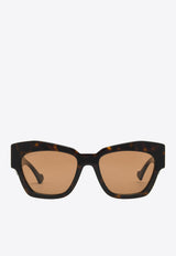 Gucci Butterfly Acetate Sunglasses GG1422SBROWN MULTI