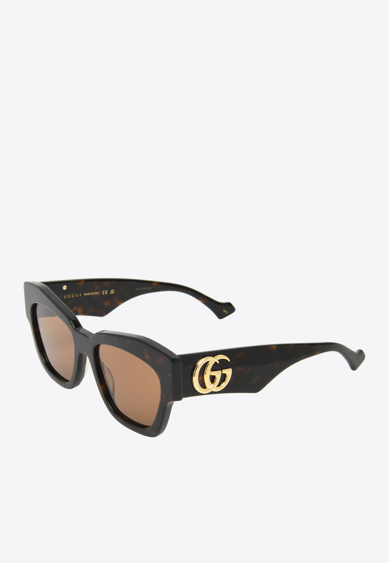 Gucci Butterfly Acetate Sunglasses GG1422SBROWN MULTI