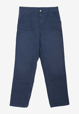 Carhartt Wip Single Knee Chino Pants Navy I031497NAVY