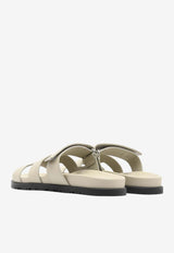 Hermès Chypre Sandals in Beige Esquisse Calfskin