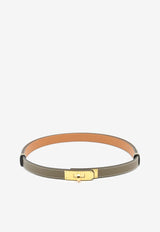 Hermès Kelly 18 Belt in Etoupe Epsom Leather with Gold Buckle