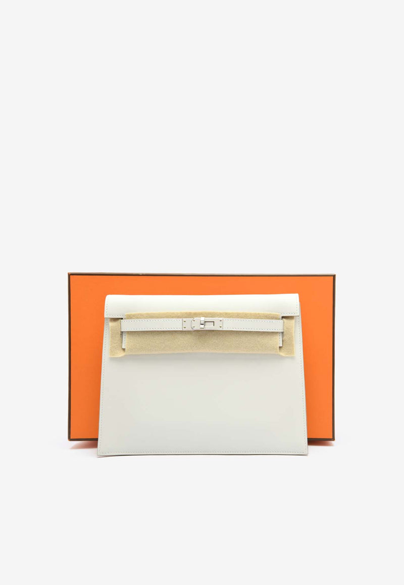 Hermès Kelly Danse in Gris Pale Swift Leather with Palladium Hardware