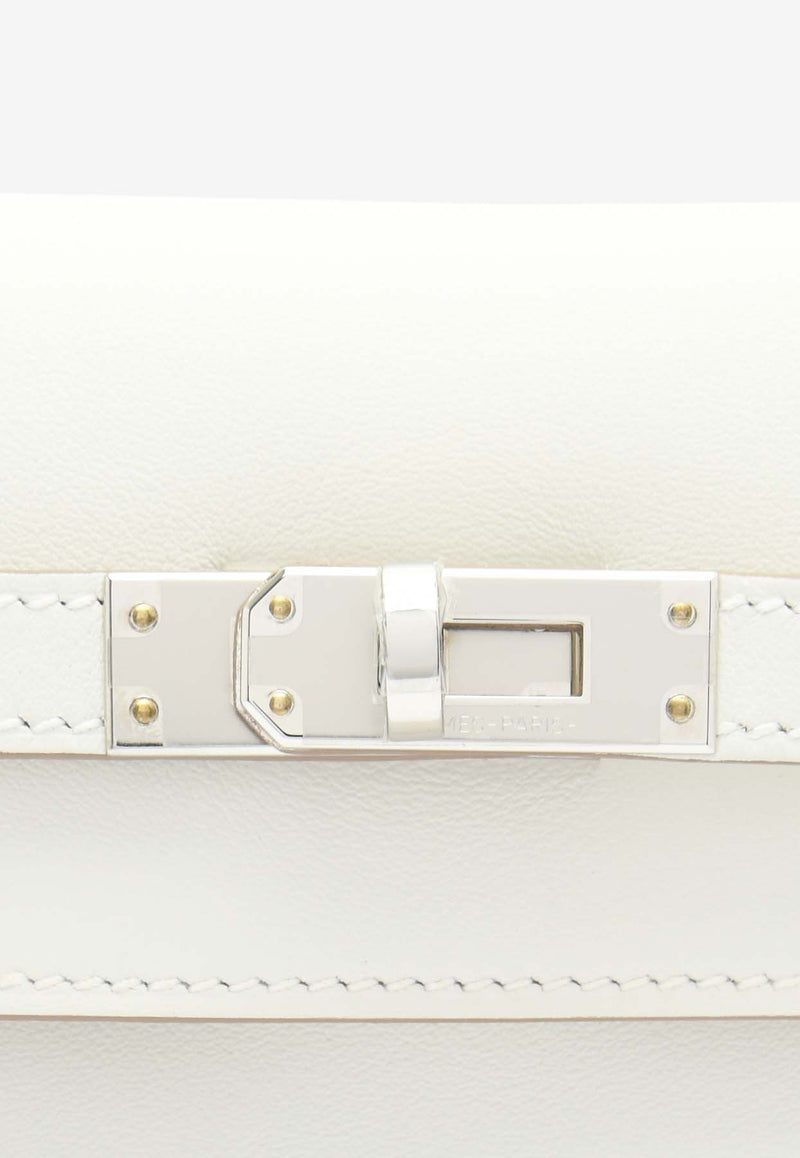 Hermès Kelly Danse in Gris Pale Swift Leather with Palladium Hardware