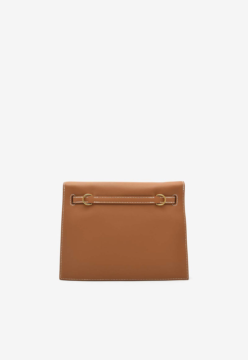 Hermès Kelly Danse in Gold Swift Leather with Gold Hardware