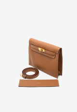 Hermès Kelly Danse in Gold Swift Leather with Gold Hardware