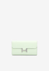 Hermès Constance To Go Wallet in Vert Fizz Epsom with Palladium Hardware