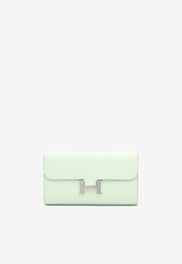 Hermès Constance To Go Wallet in Vert Fizz Epsom with Palladium Hardware