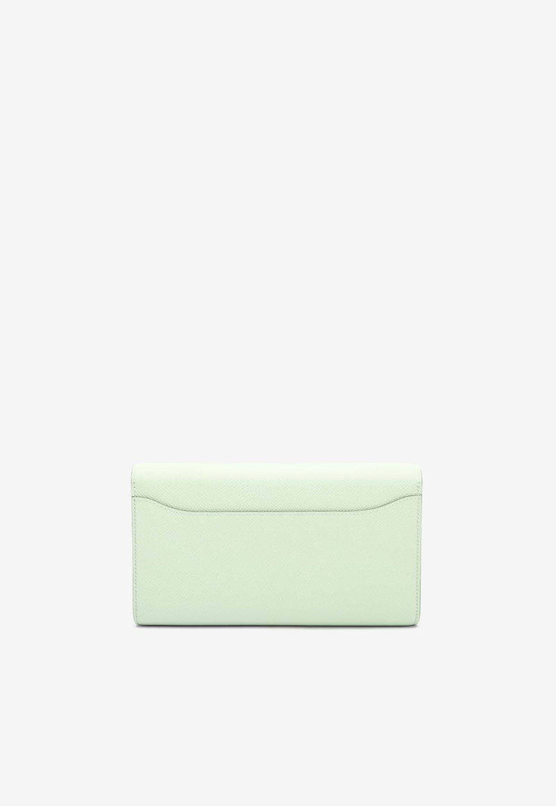 Hermès Constance To Go Wallet in Vert Fizz Epsom with Palladium Hardware