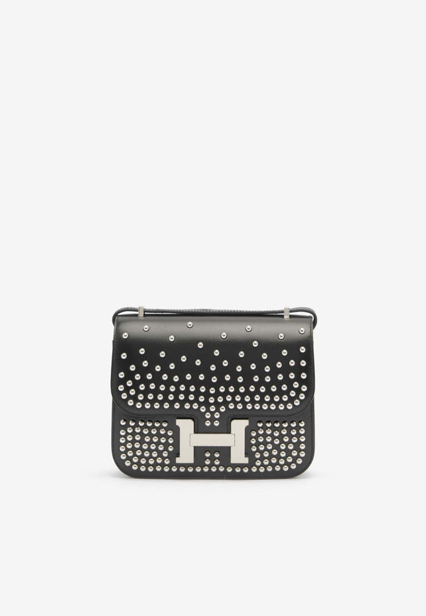 Hermès Constance 18 Mirror Cloute in Black Box Leather with Palladium Hardware