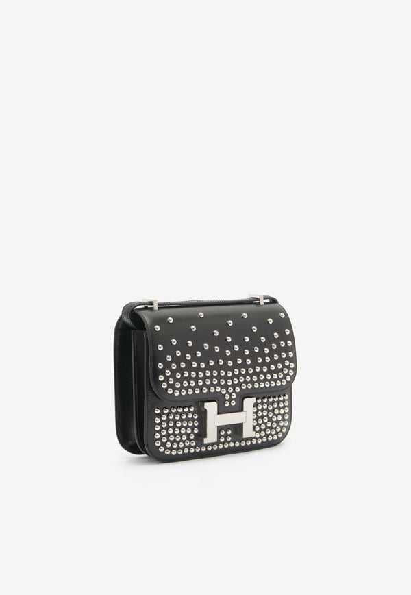 Hermès Constance 18 Mirror Cloute in Black Box Leather with Palladium Hardware