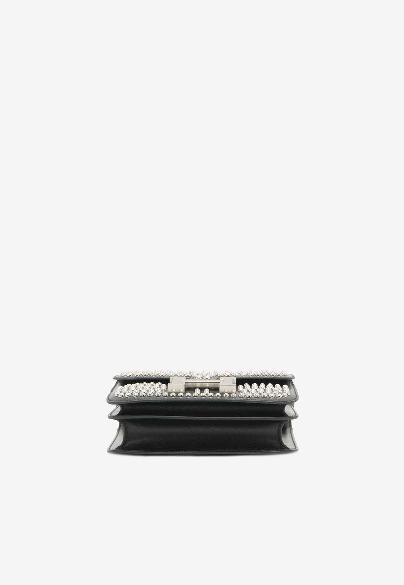 Hermès Constance 18 Mirror Cloute in Black Box Leather with Palladium Hardware