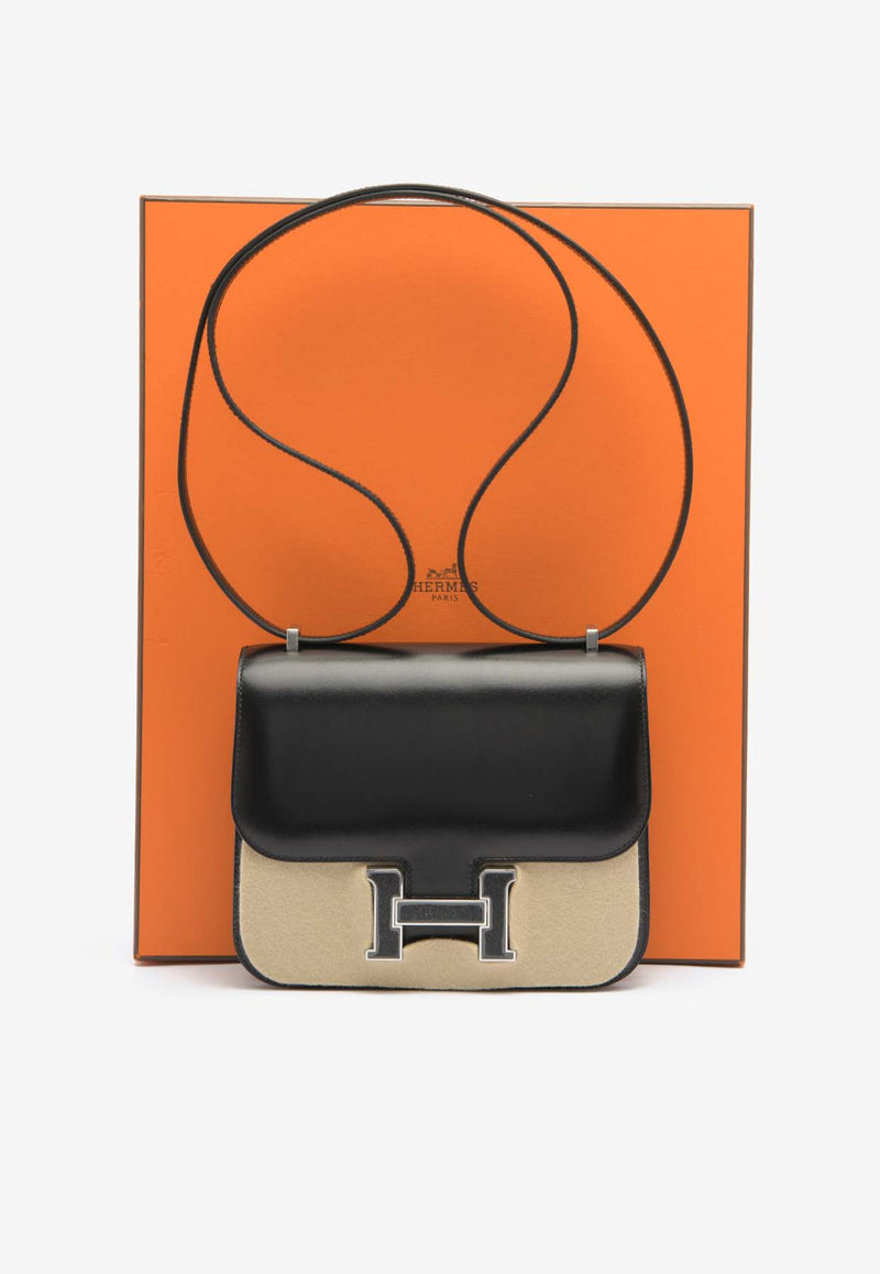 Hermès Constance 18 in Black Box Leather with Aventurine Palladium Hardware