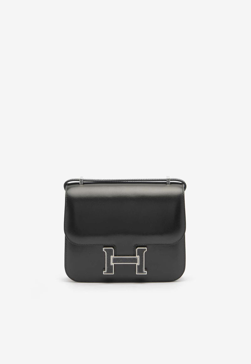 Hermès Constance 18 in Black Box Leather with Aventurine Palladium Hardware