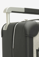 Hermès Rolling Mobility Suitcase Cabine Cargo 55 in Ecru, Black Toile and Black Regate