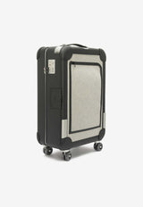 Hermès Rolling Mobility Suitcase Cabine Cargo 55 in Ecru, Black Toile and Black Regate