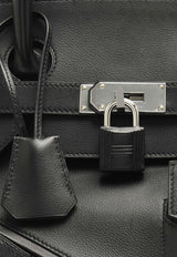 Birkin Rock 40 HAC in Black Evercolor Leather with Palladium Hardware