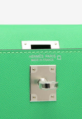 Hermès Mini Kelly 20 Sellier Touch in Vert Comics Madame and Vert d
Eau Matte Alligator with Palladium Hardware