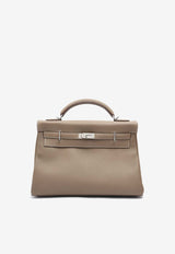 Hermes Kelly Maxi 42 in Etoupe Togo with Palladium Hardware