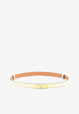 Hermès Kelly Pocket 18 Belt in Nata Epsom Leather with Gold Buckle