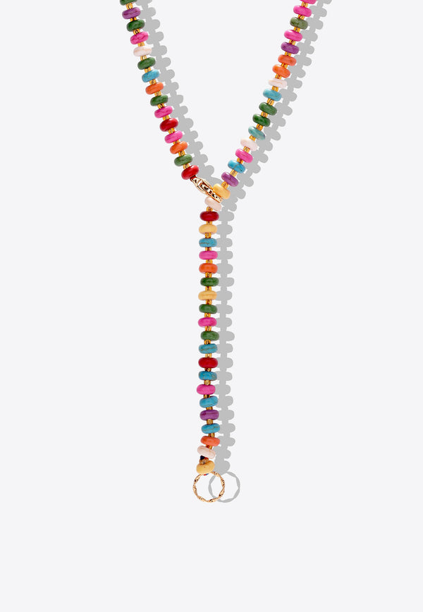 Crystal Haze Jewelry The Flirt Lariat Beaded Necklace Multicolor THEFLIRT LARIATMULTICOLOUR