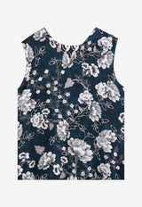 S Max Mara Timetop Reversible Printed Top Blue TIMETOPSI/P_MAXT-004