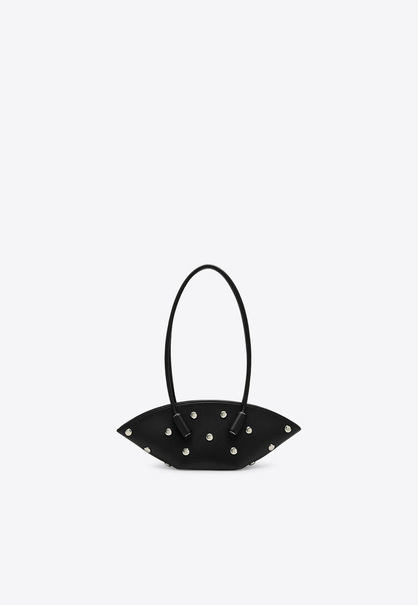 Themoirè Medium Olimpia Beaded Tote Bag Black TMFW24OLO1PL/P_THEMO-BLK