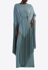 Taller Marmo Bohemia Maxi Fringed Kaftan Blue TM_PS2506_609BLUE