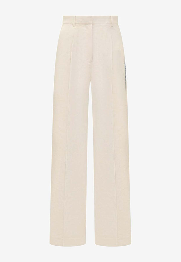 JW Anderson Side Logo Panel Pants TR0334-PG1483CREAM