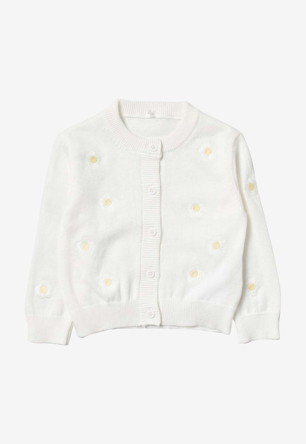 Stella McCartney Kids Baby Girls Floral Embroidered Cardigan TS9070_X0096_102