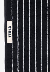 Tekla Striped Terry Cloth Bath Towel Black TT-BLST50X90CO/P_TEKLA-BS