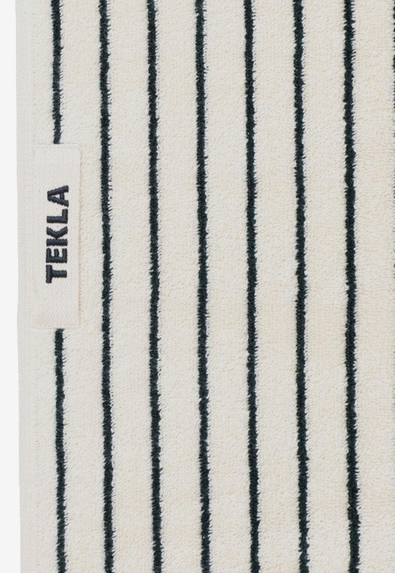 Tekla Striped Terry Cloth Bath Towel White TT-RG100X150CO/P_TEKLA-RG