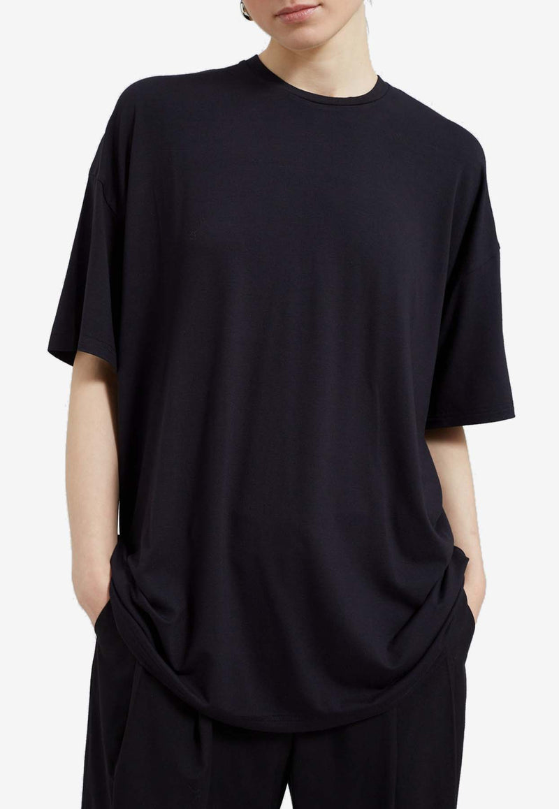 The Frankie Shop Ella Oversized T-shirt Black TTSELL100BLACK