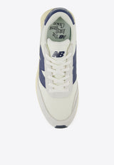 New Balance 327 Low-Top Sneakers in NB Navy with Sea Salt White U370EC