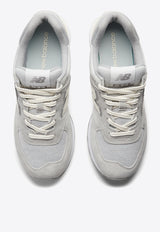 New Balance 574 Low-Top Sneakers in Concrete with Angora and Gray Gray U574GBG