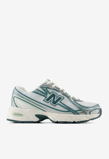 New Balance 740 Low-Top Sneakers in White with Marsh Green and Sea Salt U740GR2