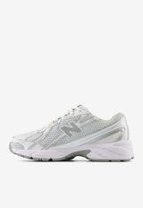 New Balance 740 Low-Top Sneakers in White with Silver Metallic and Reflection U740WM2