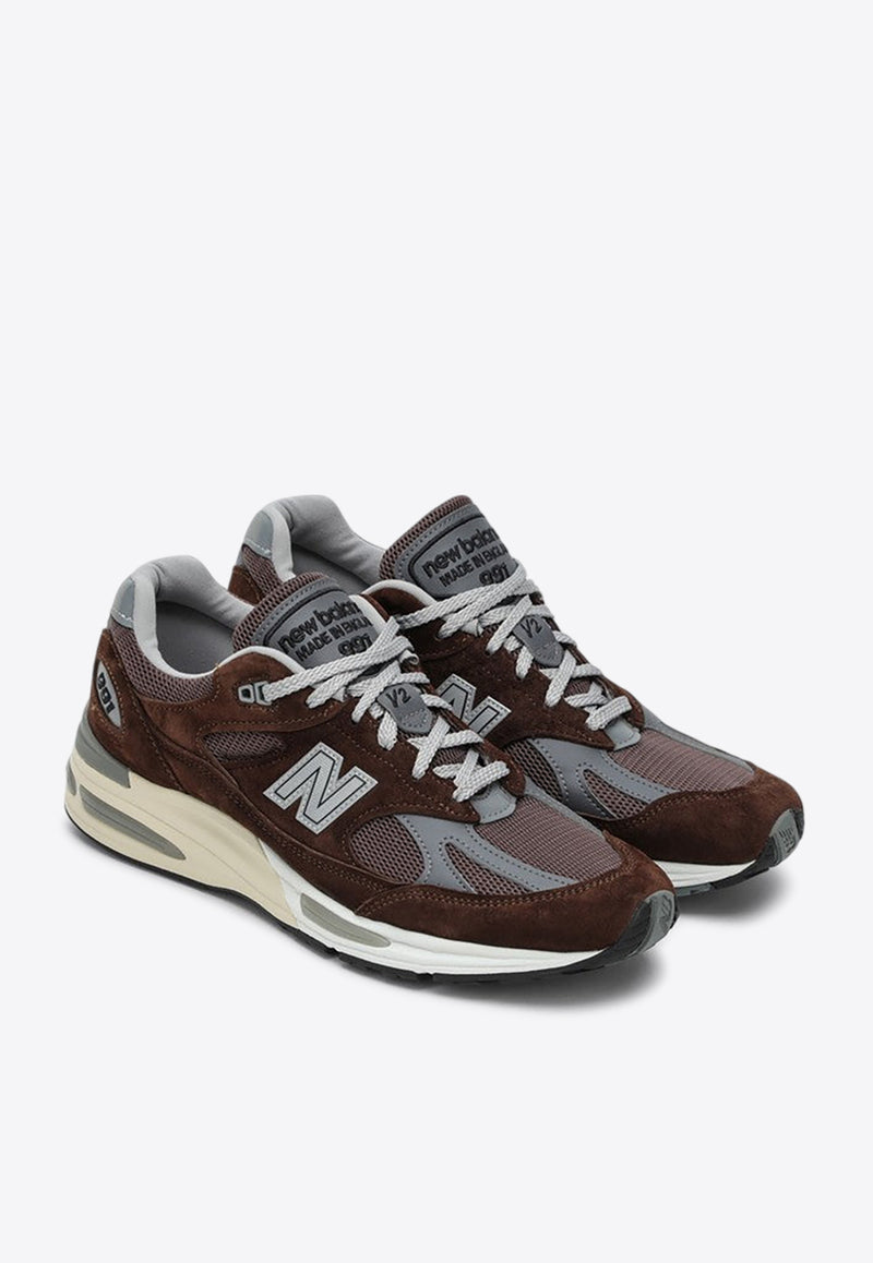 New Balance 991V2 Low-Top Sneakers Brown U991BR2PS/P_NEWB-BR