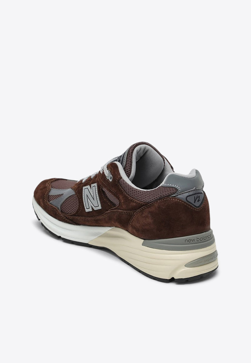 New Balance 991V2 Low-Top Sneakers Brown U991BR2PS/P_NEWB-BR