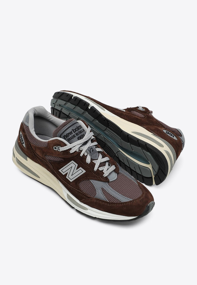 New Balance 991V2 Low-Top Sneakers Brown U991BR2PS/P_NEWB-BR