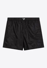 Prada Triangle Logo Swim Shorts Black UB372OOO1WQ9/Q_PRADA-F0002