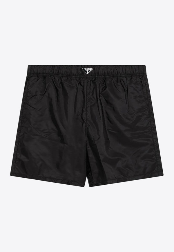 Prada Triangle Logo Swim Shorts Black UB372OOO1WQ9/Q_PRADA-F0002